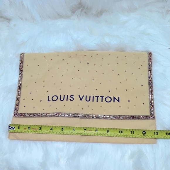 Louis Vuitton Dust Bag 9” x 13” with Crystals embellished. - Picture 6 of 8